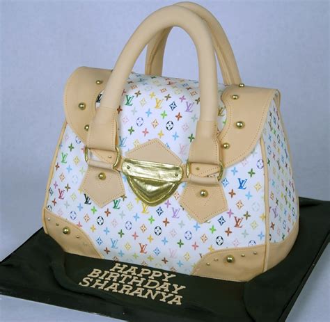 louis vuitton purse birthday cake|louis vuitton handbag cake.